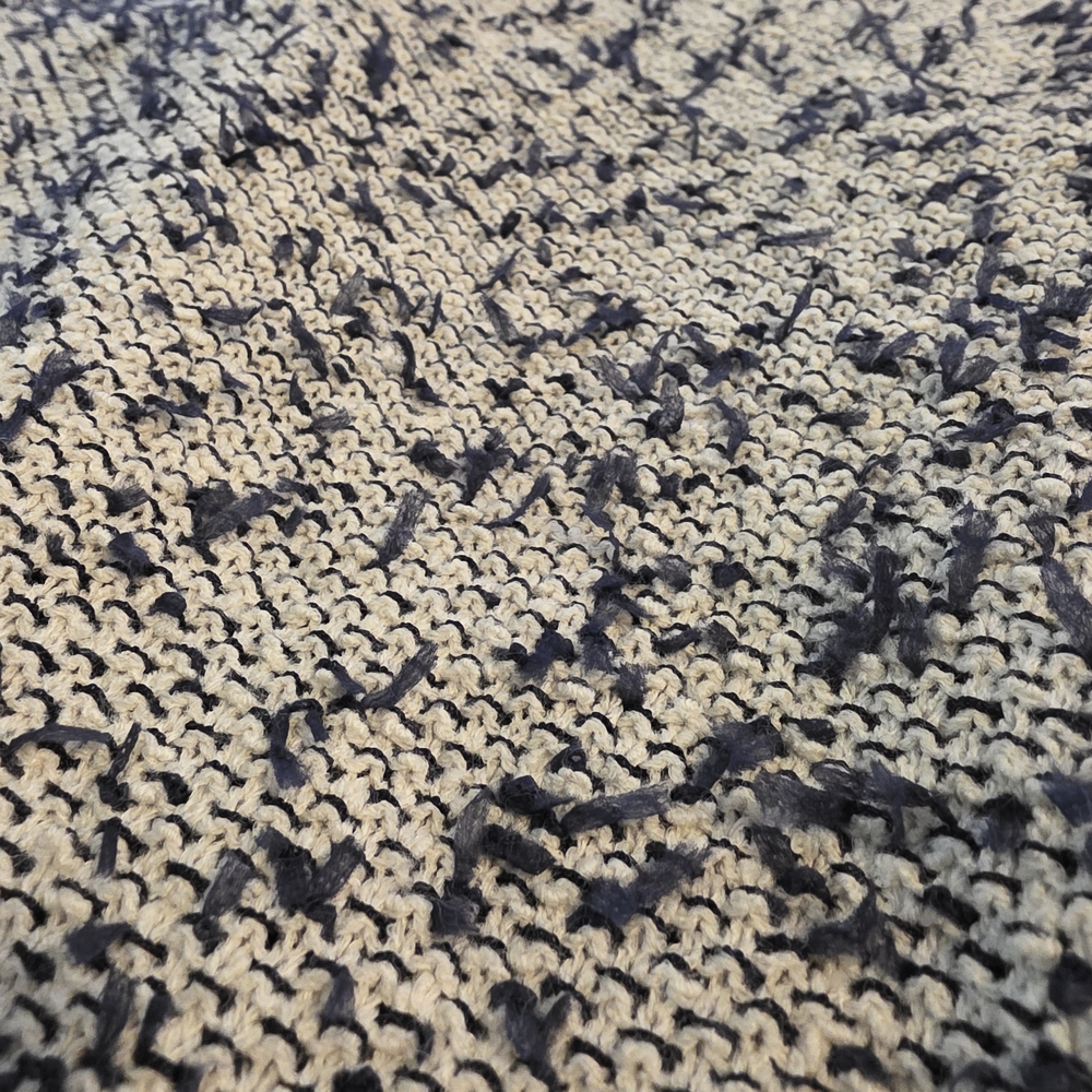 J. Crew Navy and Cream Textured Cardigan - Picture 9 of 12